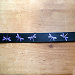Belt Iridescent Purple Dragonflies (1.5 wide)