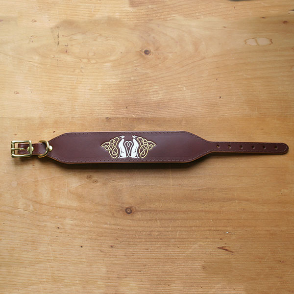 leather-buckle-collar-celtic-black-masked-sand-Sloughi-2-inch_2