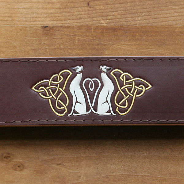 leather-buckle-collar-celtic-black-masked-sand-Sloughi-2-inch_3