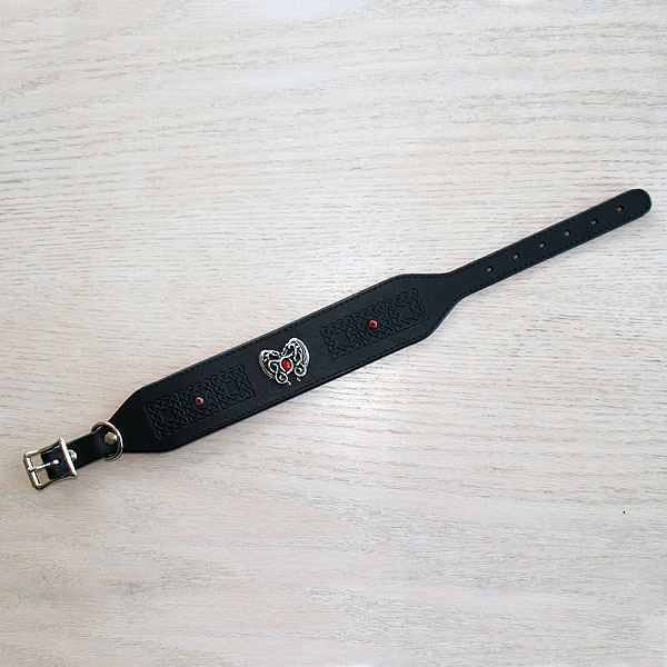 leather-buckle-collar-celtic-dragon-2-inch_2
