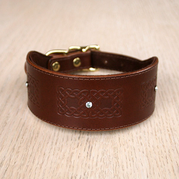 leather-buckle-collar-celtic-squares-doubled-with-crystals-2-inch_1