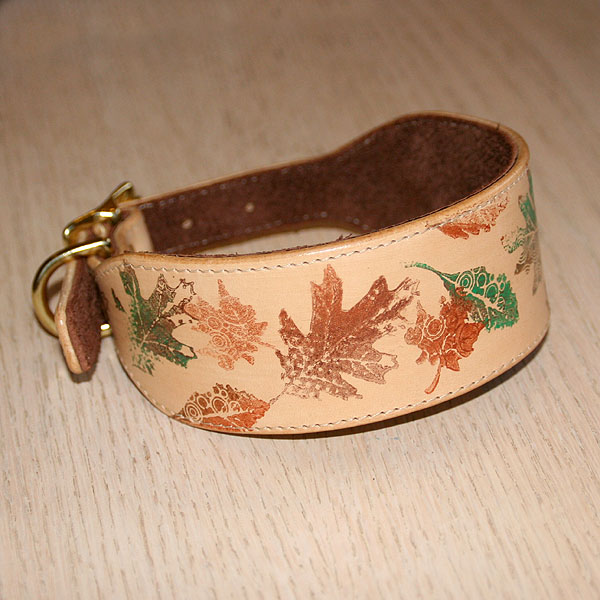 leather-buckle-collar-flat-painted-autumn-leaves-2-inch_6
