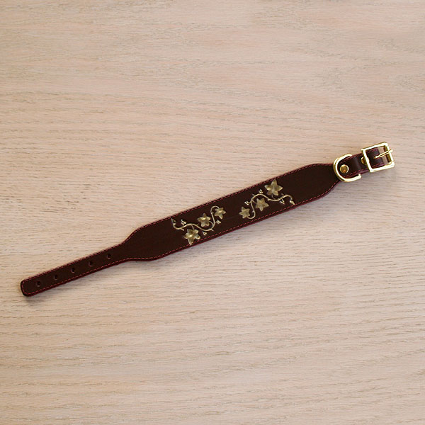 leather-buckle-collar-gold-ivy-leaves-1.5-inch_2