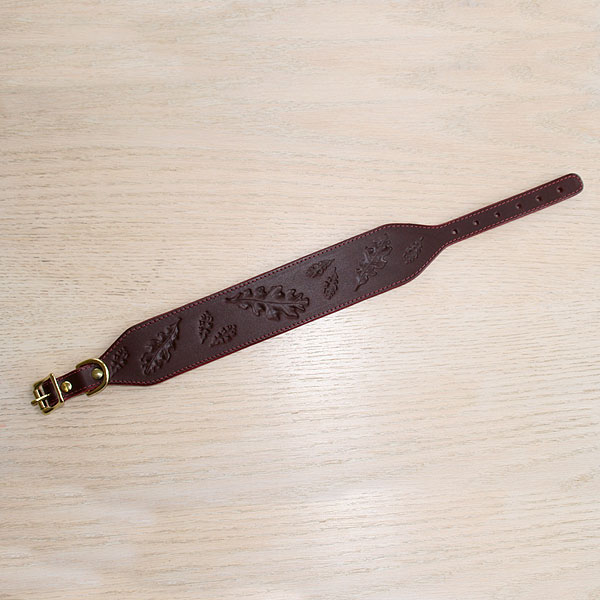leather-buckle-collar-oak-leaves-2-inch_2