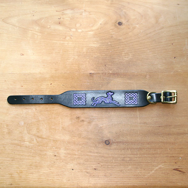 leather-buckle-collar-celtic-lurcher-painted-1-5-inch_2