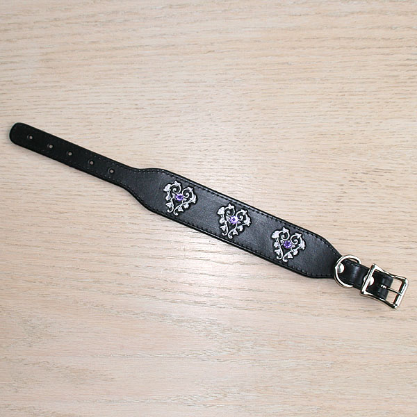 leather-buckle-collar-floral-hearts-and-crystals-1-5-inch_2