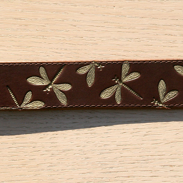 leather-buckle-collar-iridescent-dragonfly-1-5-inch-wide-chestnut-gold_3