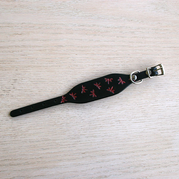 leather-buckle-collar-mini-iridescent-dragonfly-red-small_2