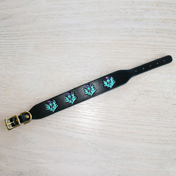 leather-buckle-collar-thistles-purple-green-black-1-5-inch_2