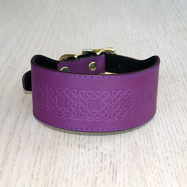 leather-buckle-collar-unpainted-celtic-squares-line-purple-2-inch_1