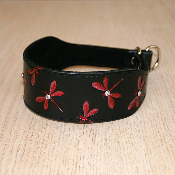 leather-slip-collar-luxury-dragonfly-black-red-2-inch_2