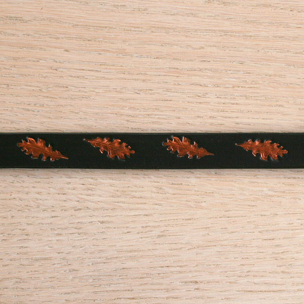 leather-straight-collar-painted-oak-leaves-3-4-inch-wide_1
