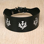 Painted Thistles Collar