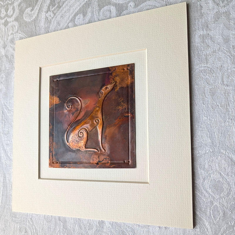 Hound Copper Art - Flame