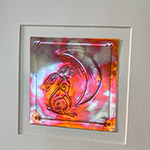 Moongazing Hare Copper Art - Bright