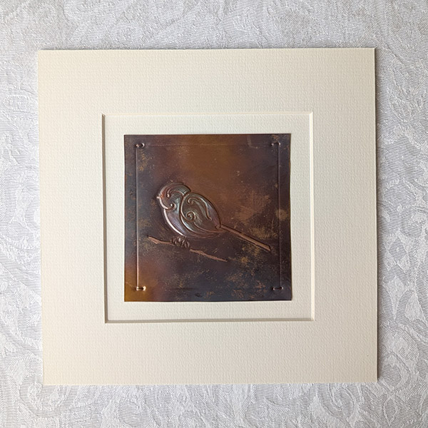 Little Bird Copper Art - Dark and Bright
