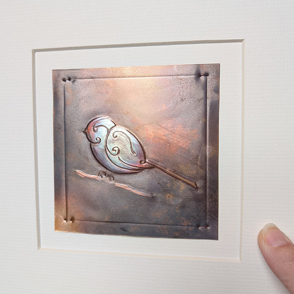 Little Bird Copper Art - Dark and Bright