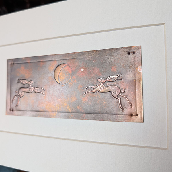 Leaping for the Moon Copper Art