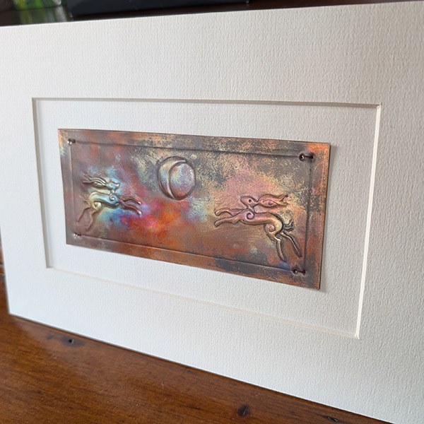 Leaping for the Moon Copper Art