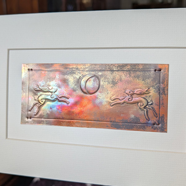 Leaping for the Moon Copper Art