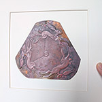 Triple Hares Trinity Copper Art - Salted Purples