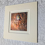 Thistle Copper Art - Dark and Bright