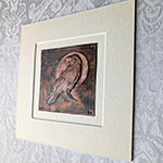 Raven Moon Copper Art - Dark