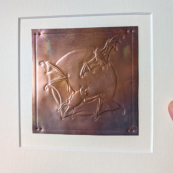 Moon Bats Copper Art - Dark