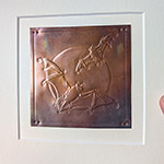 Moon Bats Copper Art - Dark
