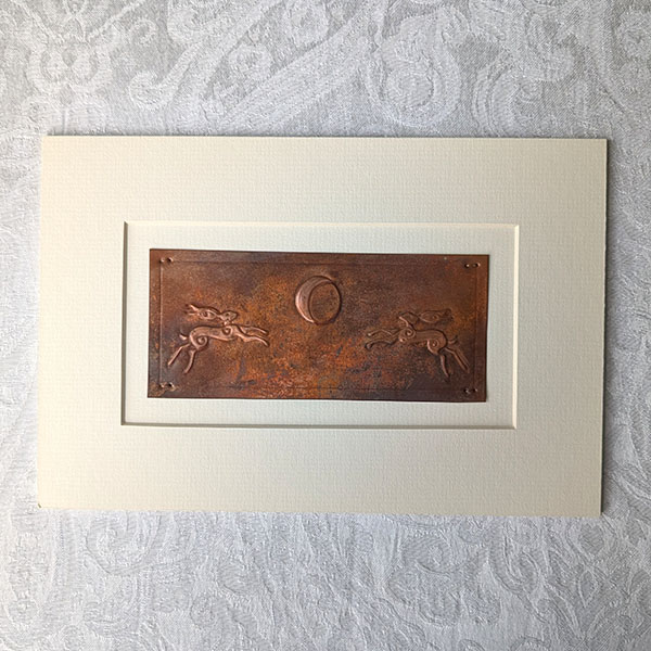 Leaping for the Moon Copper Art