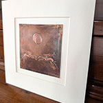 Leaping for the Moon Square Copper Art
