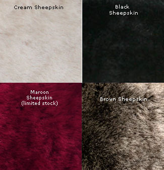 Available Sheepskin Lining Colours
