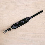 Printed Butterfly Leather Buckle Collar (small)