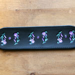 Luxury Irises Leather Buckle Collar (2 inch wide)