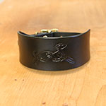 Celtichound Leather Buckle Collar (2 inch wide)
