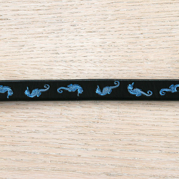 Painted Seahorses Straight Collar
