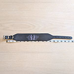 Painted Celtic Greyhounds Leather Collar